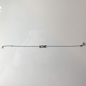 LOVE silver bracelet